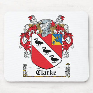 Alfombrilla De Ratón Escudo de la familia de Clarke