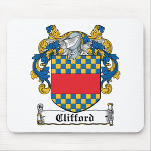 Alfombrilla De Ratón Escudo de la familia de Clifford