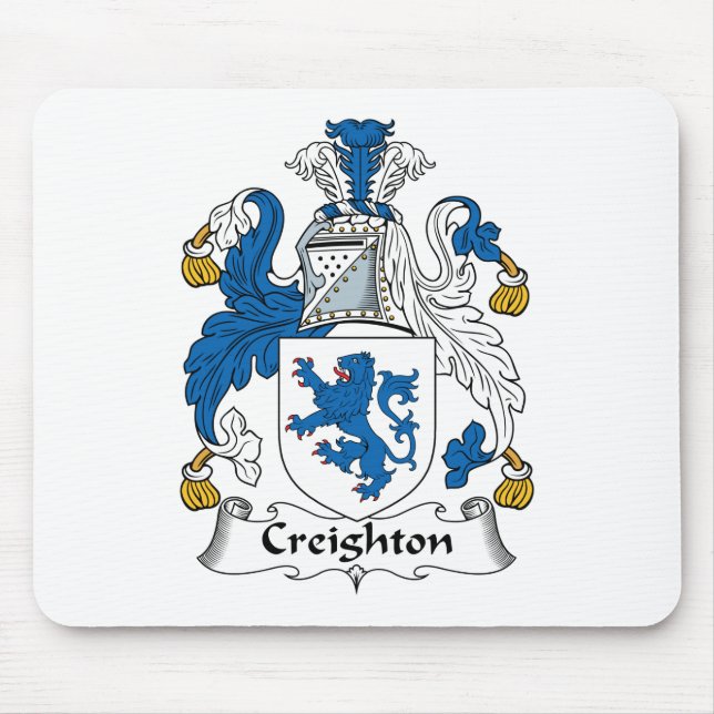 Alfombrilla De Ratón Escudo de la familia de Creighton (Frente)