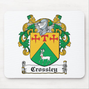 Alfombrilla De Ratón Escudo de la familia de Crossley