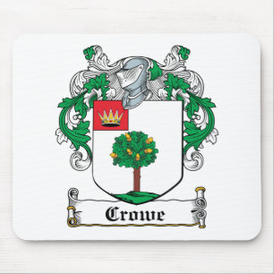 Alfombrilla De Ratón Escudo de la familia de Crowe