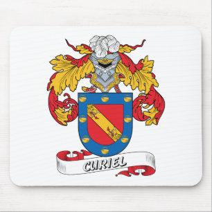 Alfombrilla De Ratón Escudo de la familia de Curiel