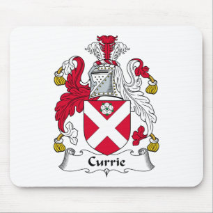Alfombrilla De Ratón Escudo de la familia de Currie