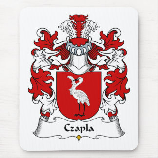 Alfombrilla De Ratón Escudo de la familia de Czapla
