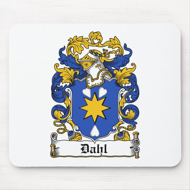 Alfombrilla De Ratón Escudo de la familia de Dahl (Frente)