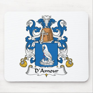 Alfombrilla De Ratón Escudo de la familia de D'Amour