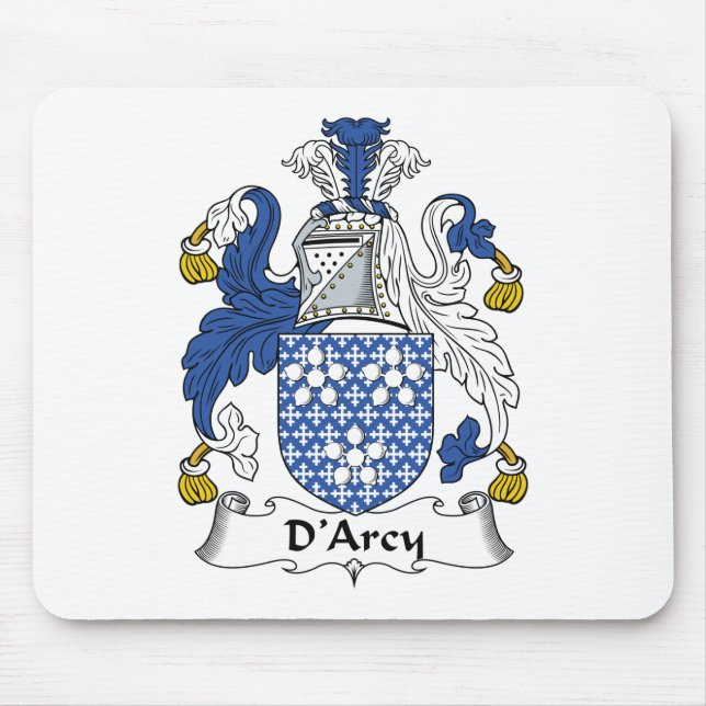 Alfombrilla De Ratón Escudo de la familia de D'Arcy (Frente)