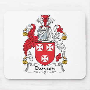 Alfombrilla De Ratón Escudo de la familia de Dawson