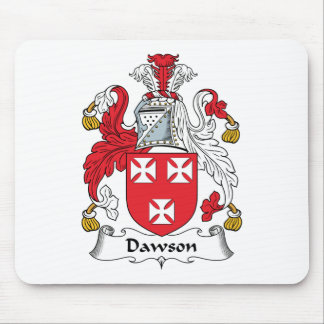Alfombrilla De Ratón Escudo de la familia de Dawson