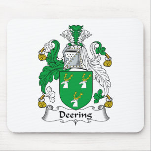 Alfombrilla De Ratón Escudo de la familia de Deering