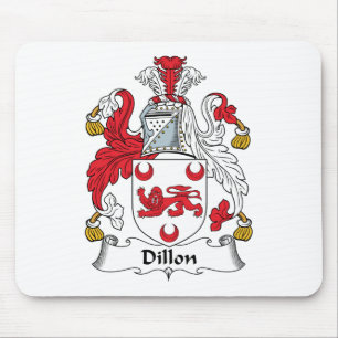 Alfombrilla De Ratón Escudo de la familia de Dillon
