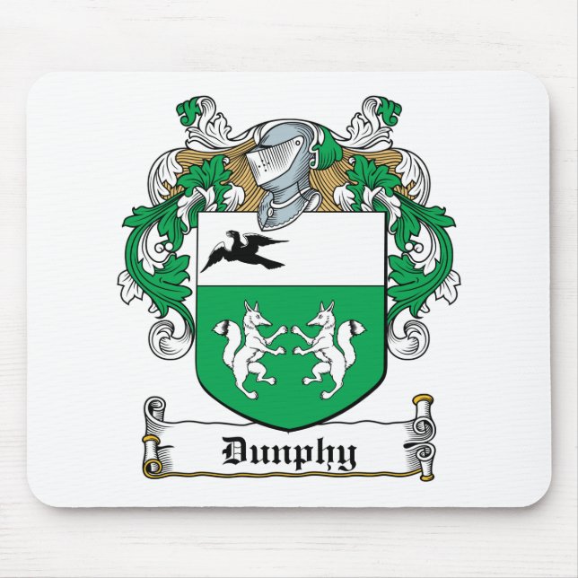 Alfombrilla De Ratón Escudo de la familia de Dunphy (Frente)