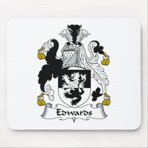 Alfombrilla De Ratón Escudo de la familia de Edwards