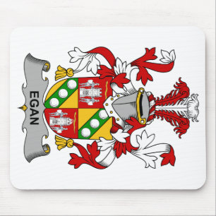 Alfombrilla De Ratón Escudo de la familia de Egan