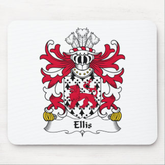 Alfombrilla De Ratón Escudo de la familia de Ellis