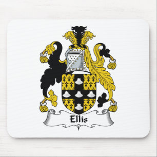 Alfombrilla De Ratón Escudo de la familia de Ellis