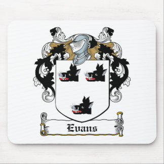 Alfombrilla De Ratón Escudo de la familia de Evans