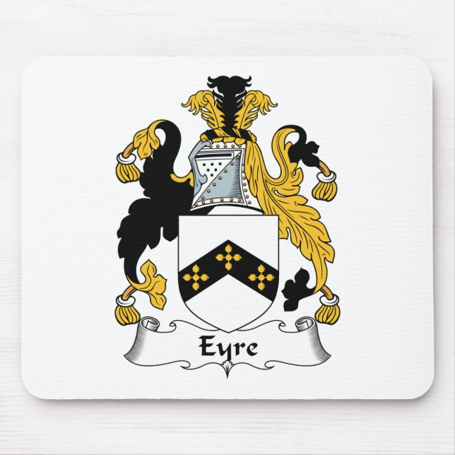 Alfombrilla De Ratón Escudo de la familia de Eyre (Frente)