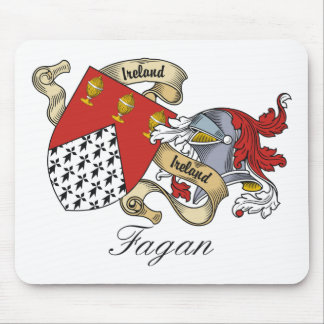 Alfombrilla De Ratón Escudo de la familia de Fagan