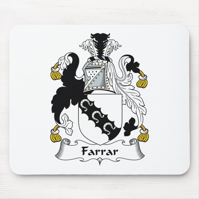Alfombrilla De Ratón Escudo de la familia de Farrar (Frente)