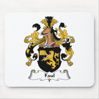 Alfombrilla De Ratón Escudo de la familia de Faul