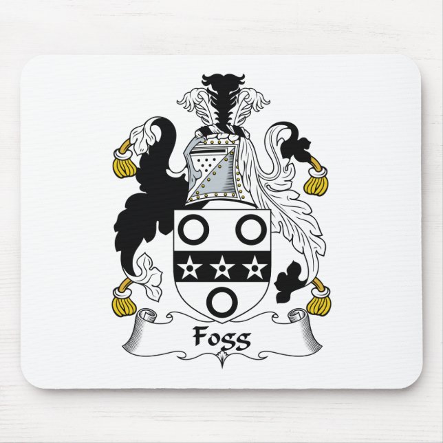 Alfombrilla De Ratón Escudo de la familia de Fogg (Frente)