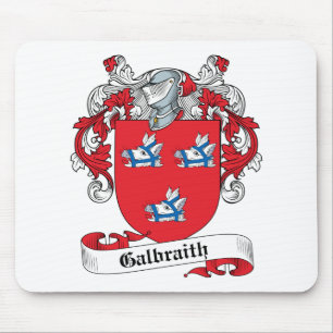 Alfombrilla De Ratón Escudo de la familia de Galbraith