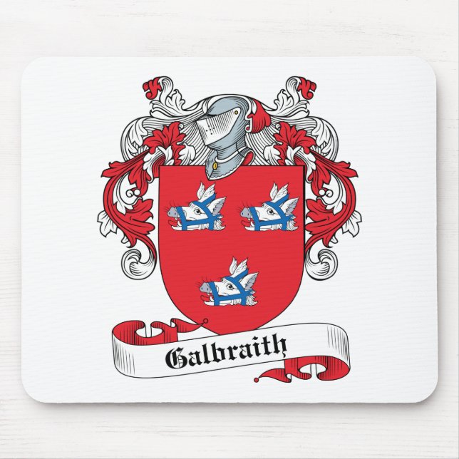 Alfombrilla De Ratón Escudo de la familia de Galbraith (Frente)