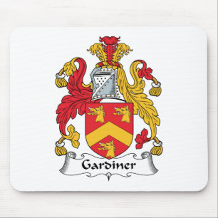 Alfombrilla De Ratón Escudo de la familia de Gardiner