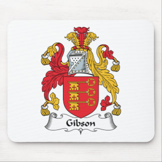 Alfombrilla De Ratón Escudo de la familia de Gibson