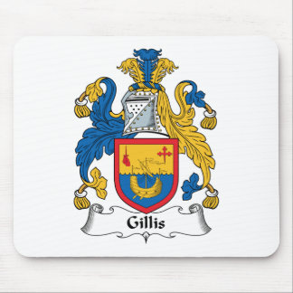 Alfombrilla De Ratón Escudo de la familia de Gillis