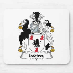 Alfombrilla De Ratón Escudo de la familia de Godfrey