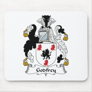 Alfombrilla De Ratón Escudo de la familia de Godfrey