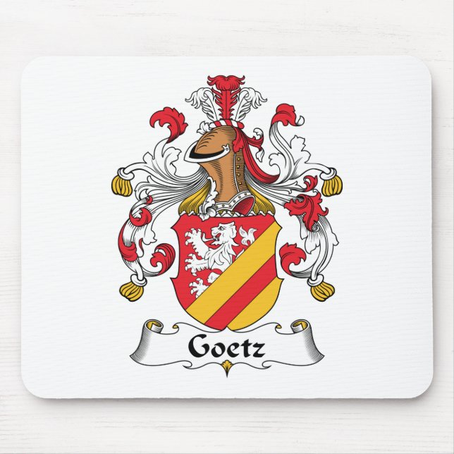 Alfombrilla De Ratón Escudo de la familia de Goetz (Frente)