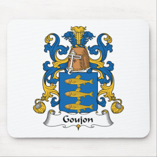 Alfombrilla De Ratón Escudo de la familia de Goujon