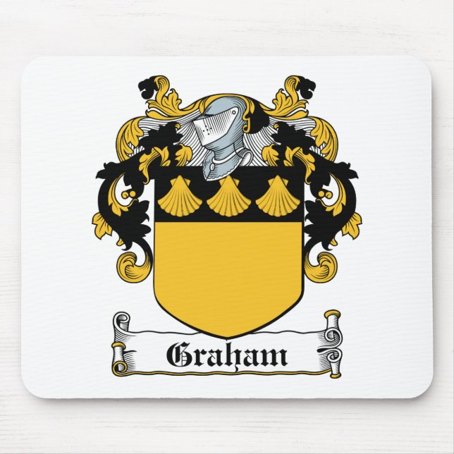 Alfombrilla De Ratón Escudo de la familia de Graham (Frente)