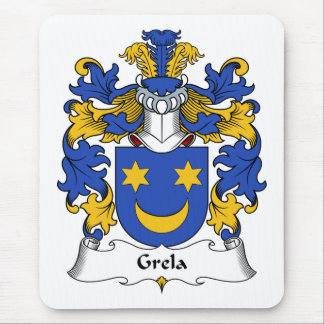 Alfombrilla De Ratón Escudo de la familia de Grela