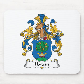Alfombrilla De Ratón Escudo de la familia de Hagens