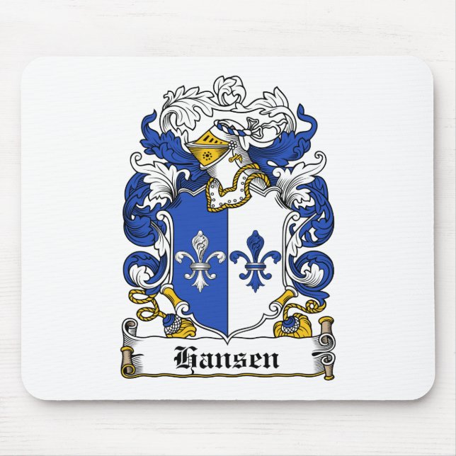 Alfombrilla De Ratón Escudo de la familia de Hansen (Frente)
