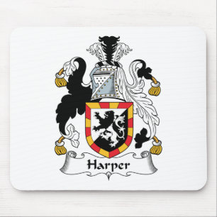 Alfombrilla De Ratón Escudo de la familia de Harper