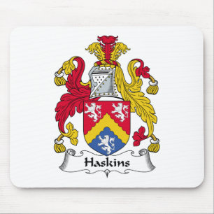 Alfombrilla De Ratón Escudo de la familia de Haskins