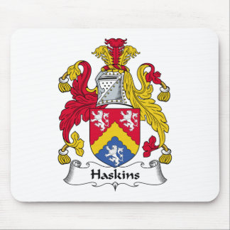 Alfombrilla De Ratón Escudo de la familia de Haskins