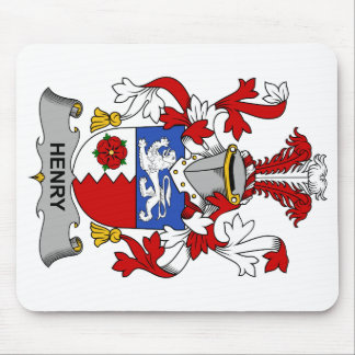 Alfombrilla De Ratón Escudo de la familia de Henry