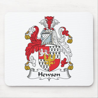Alfombrilla De Ratón Escudo de la familia de Hewson