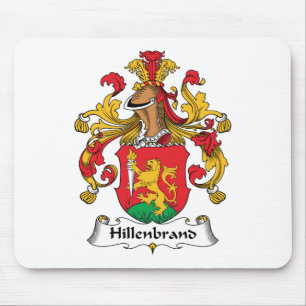 Alfombrilla De Ratón Escudo de la familia de Hillenbrand