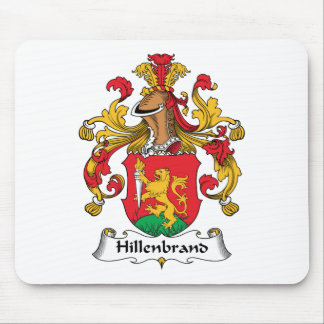 Alfombrilla De Ratón Escudo de la familia de Hillenbrand