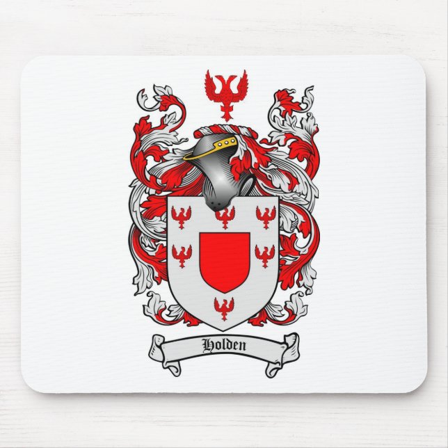 ALFOMBRILLA DE RATÓN ESCUDO DE LA FAMILIA DE HOLDEN - ESCUDO DE ARMAS (Frente)