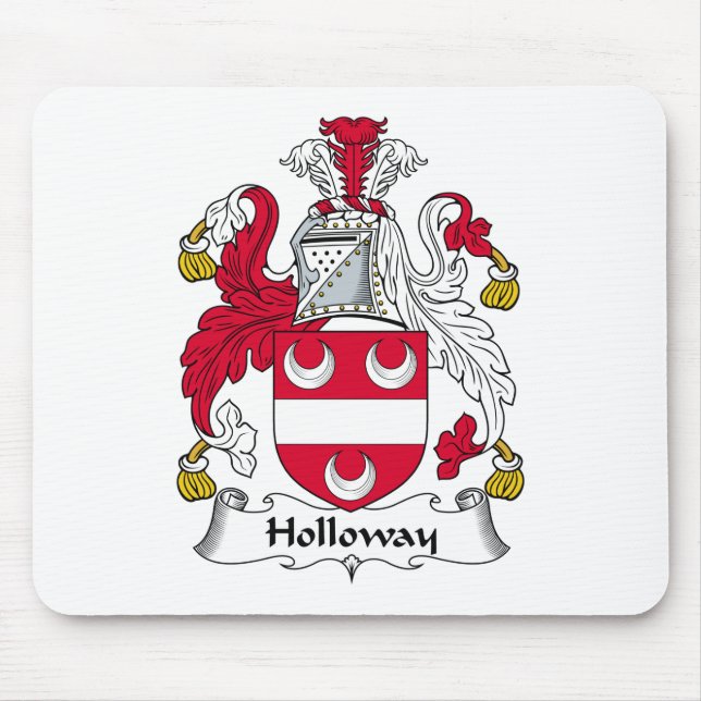Alfombrilla De Ratón Escudo de la familia de Holloway (Frente)