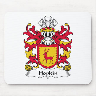 Alfombrilla De Ratón Escudo de la familia de Hopkin
