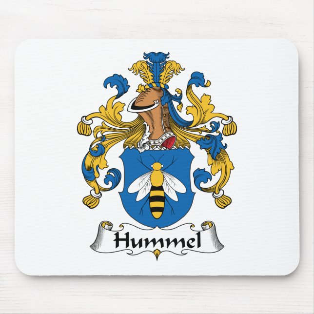Alfombrilla De Ratón Escudo de la familia de Hummel (Frente)